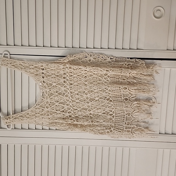 Ivory cotton knit swim cover up from maurices. Fits like xlarge - Picture 5 of 7